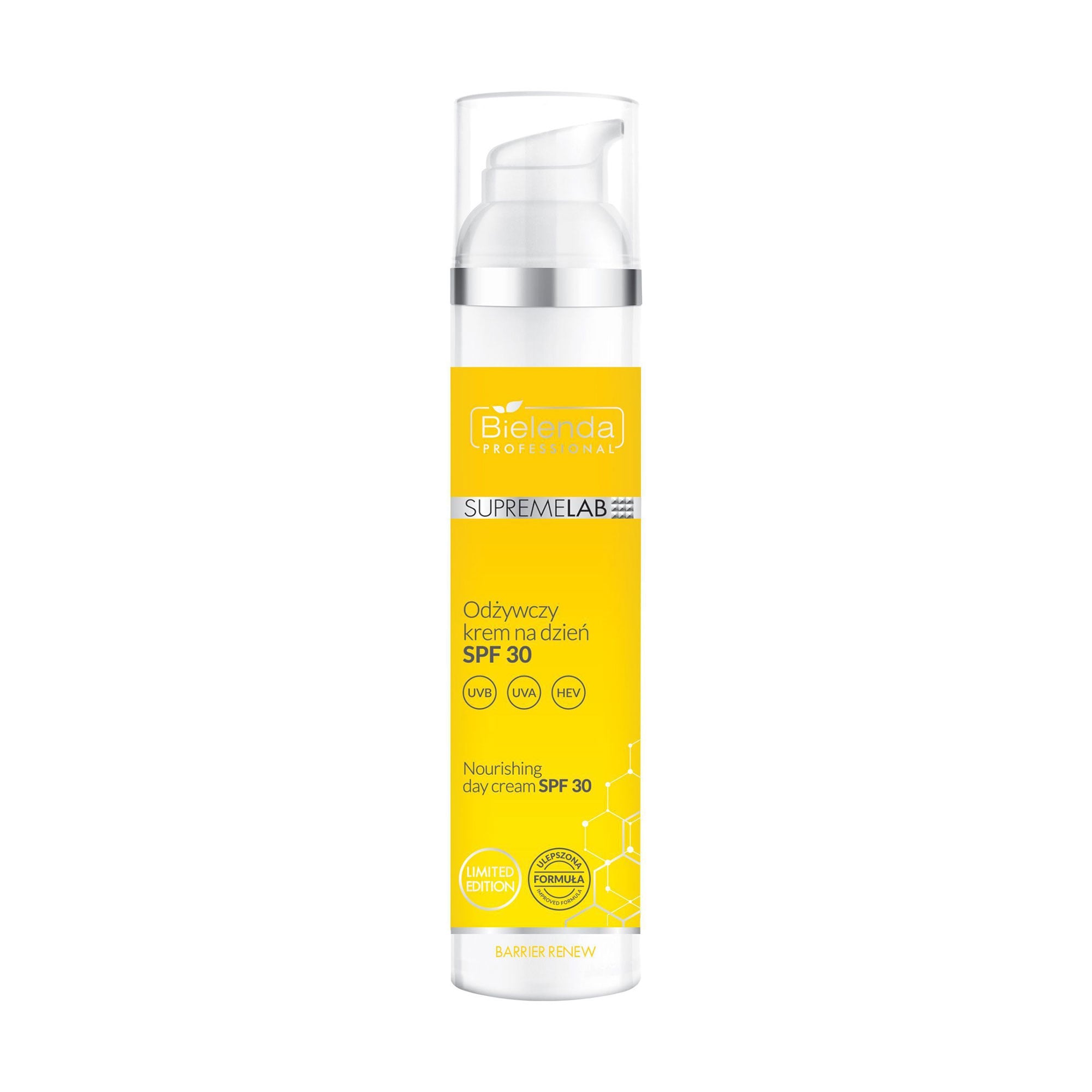Живильний денний крем для обличчя Bielenda Professional Supremelab Barrier Renew Day Cream SPF 30, 100 мл